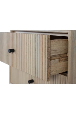 Table de chevet en manguier - 50 x 61 x 40 cm