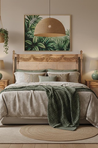 Tête de lit en teck