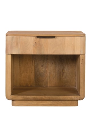 Table de chevet en bois de manguier - 66 x 60 x 40 cm