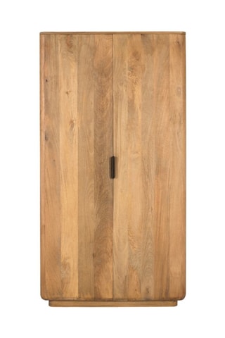 Armoire 2 portes en bois de manguier - 100 x 190 x 40 cm
