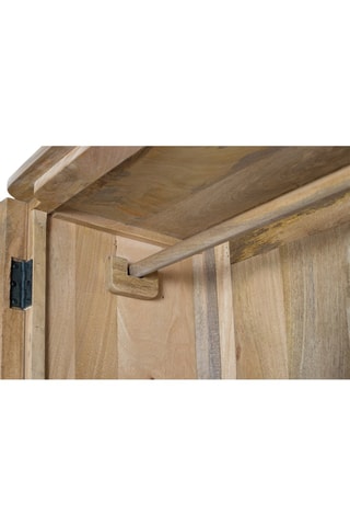 Armoire 2 portes en bois de manguier - 100 x 190 x 40 cm