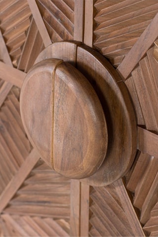 Buffet 2 portes en manguier massif - 90 x 110 x 45 cm