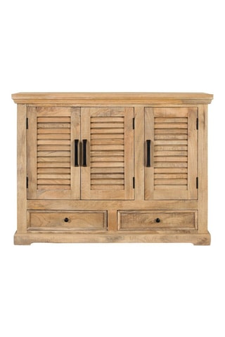 Buffet 3 portes en manguier - 120 x 180 x 40 cm