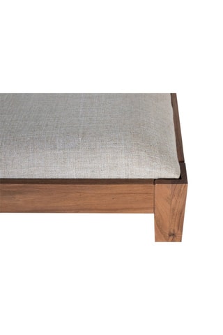 Banc - Naturel - En acacia - 50 x 180 x 180 cm