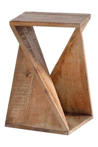 Tabouret - Naturel - En bois de manguier - Hauteur 57 cm