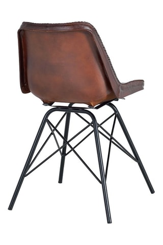 Chaise - Marron et noir