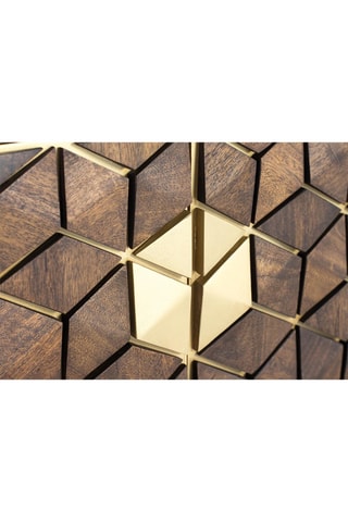 Meuble TV 2 portes en manguier - 145 x 50 x 40 cm