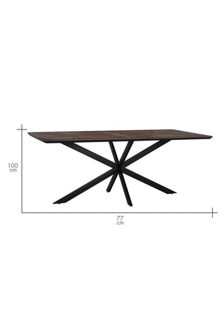 Table en teck - 200 x 100 x 77 cm