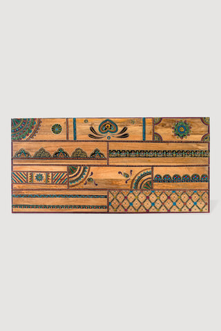 Tête de lit - Marron - En bois de manguier - 168 x 81 x 4 cm