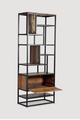 Bibliothèque - Naturel et noir