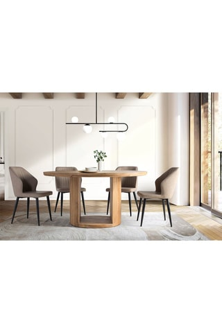 Table à manger en bois - 150 x 76 x 150 cm