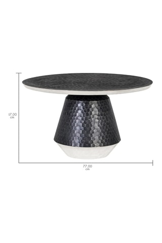 Table basse - Gris foncé - 75 x 42 x 75 cm