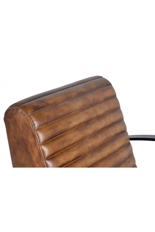 Fauteuil - Marron et noir - En cuir