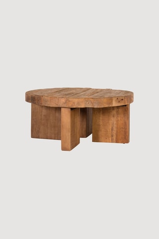 Table basse en manguier - 90 x 90 x 42 cm