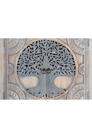 Buffet 4 portes en manguier - 180 x 90 x 40 cm