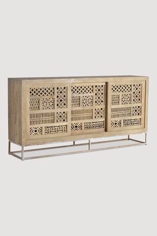 Buffet 3 portes - Naturel - 190 x 95 x 40 cm