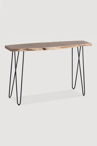 Console - Noir et naturel