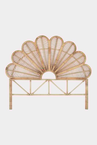 Tête de lit en rotin 