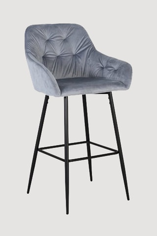 2 chaises de bar - Ciel et noir