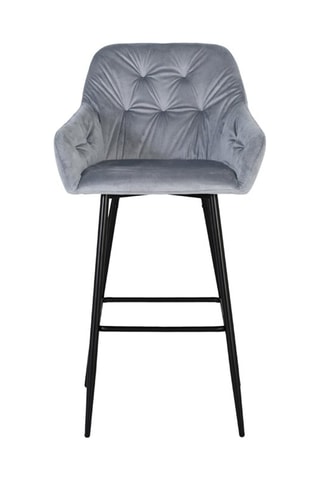 2 chaises de bar - Ciel et noir