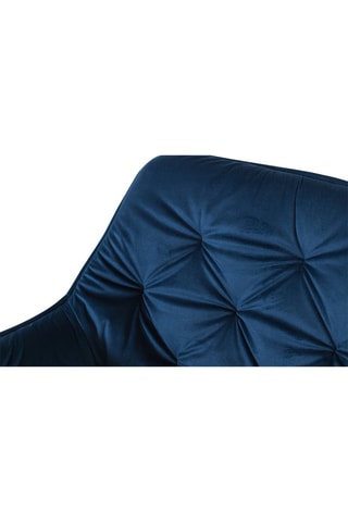 2 chaises - Bleu électrique et noir