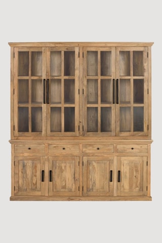 Bibliothèque en manguier - 208 x 226 x 45 cm