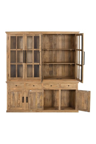 Bibliothèque en manguier - 208 x 226 x 45 cm