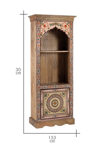 Bibliothèque en manguier - 62 x 153 x 30 cm