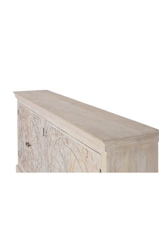 Buffet 4 portes en manguier - 180 x 40 x 90 cm