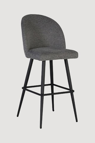 Tabouret de bar - 51 x 109 x 59 cm - Revêtement en tissu