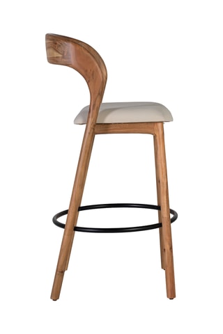 Tabouret de bar en acacia - 109 x 53 x 53 cm