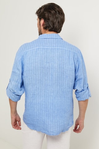 Chemise en lin - Indigo