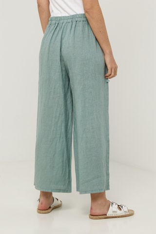 Pantalon en lin - Vert