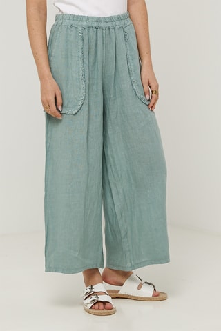Pantalon en lin - Vert