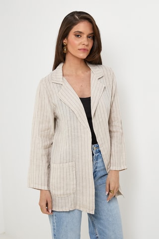 Gilet en lin - Beige