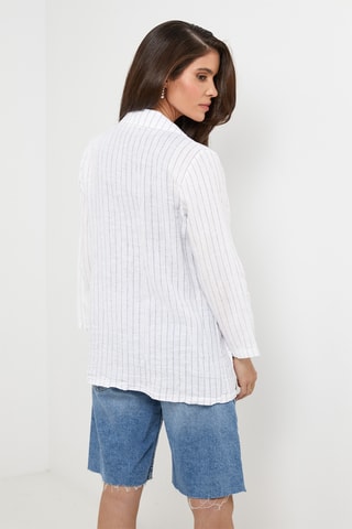 Gilet en lin - Blanc