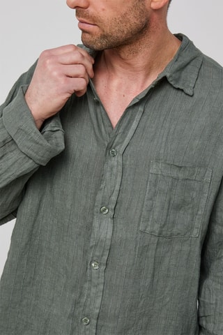 Chemise en lin - Kaki