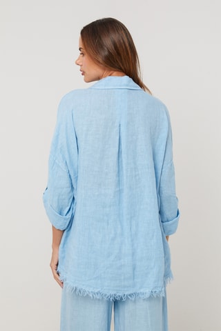 Chemisier en lin - Indigo