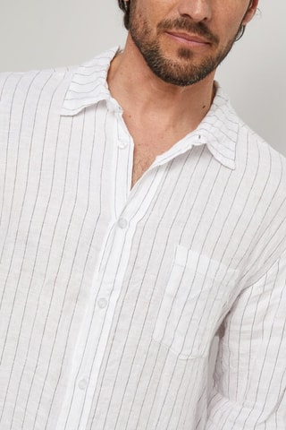 Chemise en lin - Blanc