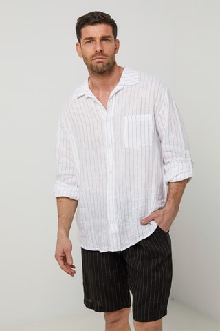 Chemise en lin - Blanc