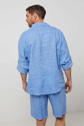 Chemise en lin - Indigo
