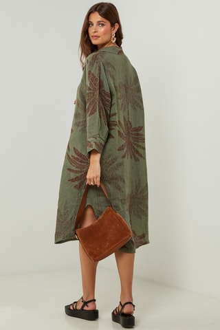 Robe en lin - Kaki