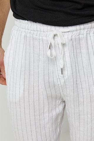 Pantalon en lin - Blanc