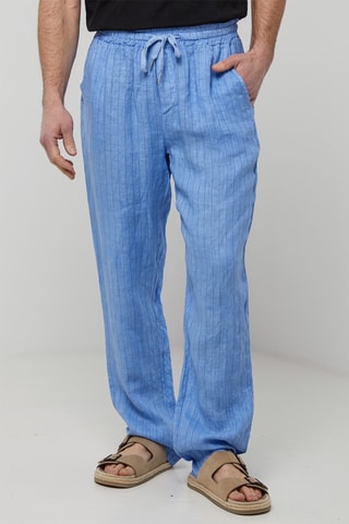 Pantalon en lin - Indigo