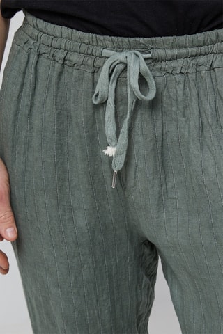 Pantalon en lin - Kaki
