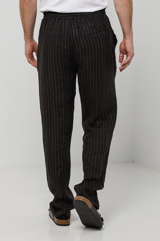 Pantalon en lin - Noir