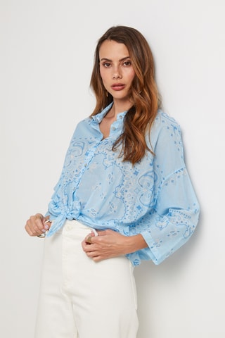 Chemisier - Bleu clair