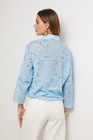 Chemisier - Bleu clair