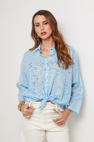 Chemisier - Bleu clair