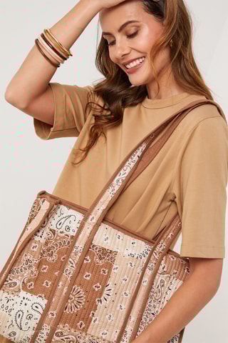 Sac porté épaule - Beige